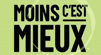 Moins c'est mieux image de la campagne